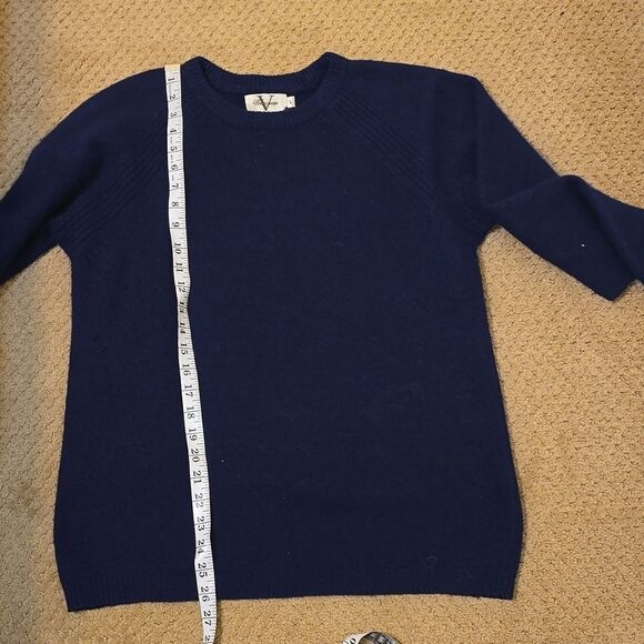 VERRAZANO ANGORA AND RABBIT VINTAGE CREWNECK SWEATER SIZE LARGE - Picture 5 of 6